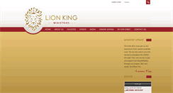 Desktop Screenshot of lionkingministries.org